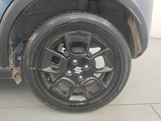 Used 2022 Maruti Suzuki Ignis Alpha MT Petrol Petrol Manual tyres LEFT REAR TYRE RIM VIEW