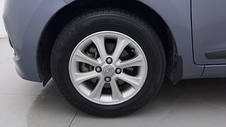 Used 2014 Hyundai Grand i10 [2013-2017] Asta AT 1.2 Kappa VTVT Petrol Automatic tyres LEFT FRONT TYRE RIM VIEW