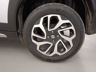 Used 2023 Maruti Suzuki Fronx Alpha 1.0L Turbo MT Petrol Manual tyres LEFT REAR TYRE RIM VIEW