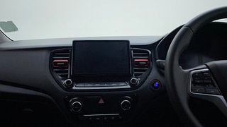 Used 2022 Hyundai Verna SX Opt Turbo Petrol Petrol Automatic interior MUSIC SYSTEM & AC CONTROL VIEW