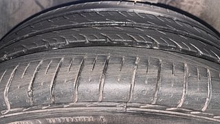 Used 2017 Volkswagen Vento [2015-2019] Highline Petrol Petrol Manual tyres LEFT FRONT TYRE TREAD VIEW