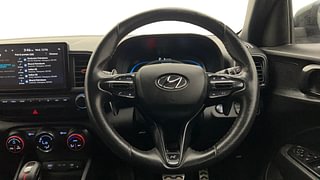 Used 2023 Hyundai Venue N-Line N8 DCT Dual tone Petrol Automatic interior STEERING VIEW