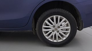 Used 2017 Maruti Suzuki Dzire [2017-2020] ZXi AMT Petrol Automatic tyres LEFT REAR TYRE RIM VIEW