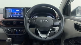 Used 2021 Hyundai Aura S 1.2 CNG Petrol Petrol+cng Manual interior STEERING VIEW