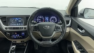 Used 2018 Hyundai Verna [2017-2020] 1.6 VTVT SX (O) AT Petrol Automatic interior STEERING VIEW