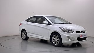 Used 2012 Hyundai Verna [2011-2015] Fluidic 1.6 CRDi SX Opt Diesel Manual exterior RIGHT FRONT CORNER VIEW