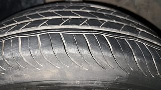 Used 2021 Kia Sonet HTK Plus 1.5 Diesel Manual tyres LEFT FRONT TYRE TREAD VIEW