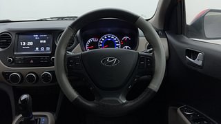 Used 2017 Hyundai Grand i10 [2017-2020] Sportz (O) AT 1.2 Kappa VTVT Petrol Automatic interior STEERING VIEW