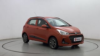 Used 2017 Hyundai Grand i10 [2017-2020] Sportz (O) AT 1.2 Kappa VTVT Petrol Automatic exterior RIGHT FRONT CORNER VIEW