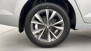 Used 2022 Skoda Slavia Style 1.0L TSI AT Petrol Automatic tyres RIGHT REAR TYRE RIM VIEW