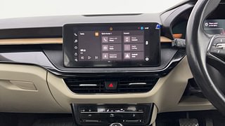 Used 2022 Skoda Slavia Style 1.0L TSI AT Petrol Automatic interior MUSIC SYSTEM & AC CONTROL VIEW