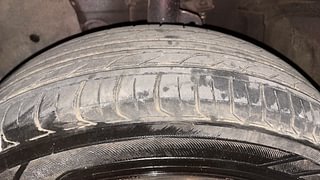 Used 2012 Nissan Micra [2010-2013] XV Petrol Petrol Manual tyres LEFT FRONT TYRE TREAD VIEW