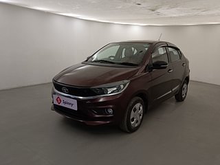 Used 2022 Tata Tigor Revotron XZ CNG Petrol+cng Manual exterior LEFT FRONT CORNER VIEW