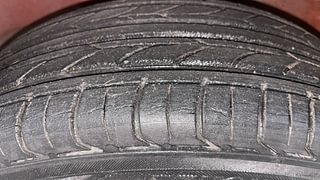 Used 2011 Maruti Suzuki Alto K10 [2010-2014] LXi Petrol Manual tyres LEFT FRONT TYRE TREAD VIEW