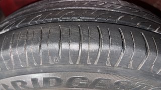 Used 2014 Maruti Suzuki Celerio ZXI Petrol Manual tyres LEFT FRONT TYRE TREAD VIEW