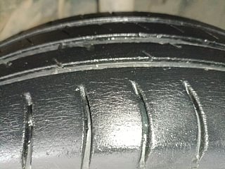 Used 2017 Datsun GO [2014-2019] T Petrol Manual tyres RIGHT FRONT TYRE TREAD VIEW