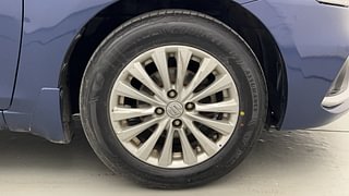 Used 2021 Maruti Suzuki Ciaz Delta Petrol Petrol Manual tyres RIGHT FRONT TYRE RIM VIEW