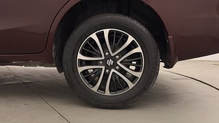 Used 2022 Maruti Suzuki New Ertiga ZXI+ AT Petrol Automatic tyres LEFT REAR TYRE RIM VIEW