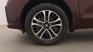 Used 2022 Maruti Suzuki New Ertiga ZXI+ AT Petrol Automatic tyres LEFT FRONT TYRE RIM VIEW