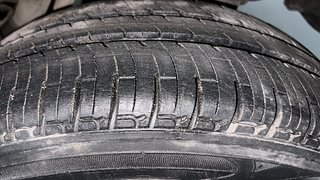 Used 2017 Mahindra KUV100 [2015-2017] K4+ 6 STR Petrol Manual tyres LEFT REAR TYRE TREAD VIEW