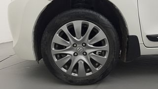 Used 2018 Maruti Suzuki Baleno [2015-2019] Alpha Petrol Petrol Manual tyres LEFT FRONT TYRE RIM VIEW