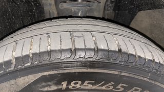 Used 2022 Renault Triber RXZ AMT Petrol Automatic tyres LEFT FRONT TYRE TREAD VIEW