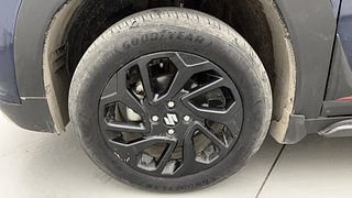 Used 2023 Maruti Suzuki Fronx Delta Plus 1.2L MT Petrol Manual tyres LEFT FRONT TYRE RIM VIEW