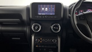 Used 2021 mahindra Thar LX 4 STR Convertible Petrol AT 4WD Petrol Automatic interior MUSIC SYSTEM & AC CONTROL VIEW