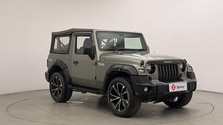Used 2021 mahindra Thar LX 4 STR Convertible Petrol AT 4WD Petrol Automatic exterior RIGHT FRONT CORNER VIEW