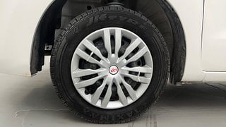 Used 2013 Maruti Suzuki Wagon R 1.0 [2013-2019] LXi CNG Petrol+cng Manual tyres LEFT FRONT TYRE RIM VIEW