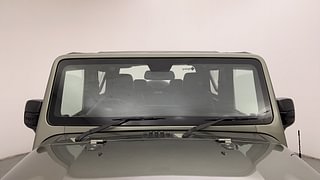 Used 2021 mahindra Thar LX 4 STR Convertible Petrol AT 4WD Petrol Automatic exterior FRONT WINDSHIELD VIEW