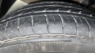 Used 2023 Hyundai Aura SX 1.2 Petrol Petrol Manual tyres LEFT FRONT TYRE TREAD VIEW