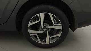 Used 2023 Hyundai Aura SX 1.2 Petrol Petrol Manual tyres LEFT REAR TYRE RIM VIEW