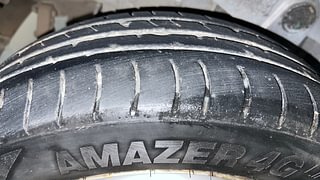 Used 2013 Hyundai Santro Xing [2007-2014] GL Petrol Manual tyres RIGHT REAR TYRE TREAD VIEW