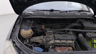 Used 2013 Skoda Fabia [2010-2015] Elegance 1.2 MPI Petrol Manual engine ENGINE RIGHT SIDE HINGE & APRON VIEW