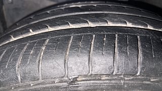 Used 2014 Honda City [2014-2017] VX CVT Petrol Automatic tyres LEFT FRONT TYRE TREAD VIEW