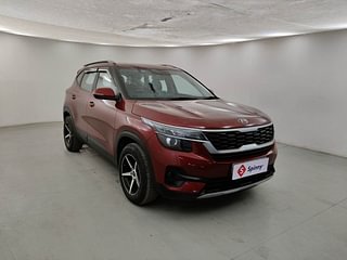 Used 2021 Kia Seltos HTK Plus G Petrol Manual exterior RIGHT FRONT CORNER VIEW