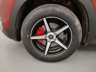 Used 2021 Kia Seltos HTK Plus G Petrol Manual tyres LEFT FRONT TYRE RIM VIEW