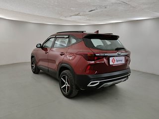 Used 2021 Kia Seltos HTK Plus G Petrol Manual exterior LEFT REAR CORNER VIEW