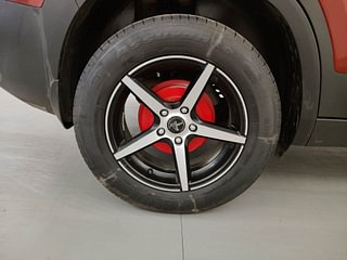 Used 2021 Kia Seltos HTK Plus G Petrol Manual tyres RIGHT REAR TYRE RIM VIEW