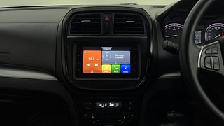 Used 2021 Maruti Suzuki Vitara Brezza [2020-2022] ZXI AT Petrol Automatic interior MUSIC SYSTEM & AC CONTROL VIEW