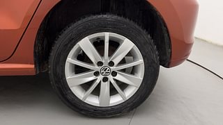 Used 2016 Volkswagen Polo [2014-2020] Highline 1.5 (D) Diesel Manual tyres LEFT REAR TYRE RIM VIEW