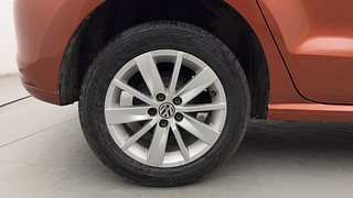 Used 2016 Volkswagen Polo [2014-2020] Highline 1.5 (D) Diesel Manual tyres RIGHT REAR TYRE RIM VIEW