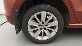 Used 2015 Volkswagen Polo [2014-2020] Highline 1.5 (D) Diesel Manual tyres RIGHT REAR TYRE RIM VIEW