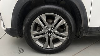 Used 2019 Kia Seltos [2019-2021] HTX Plus AT D Diesel Automatic tyres LEFT FRONT TYRE RIM VIEW