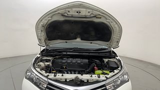 Used 2014 Toyota Corolla Altis [2014-2017] G Petrol Petrol Manual engine ENGINE & BONNET OPEN FRONT VIEW