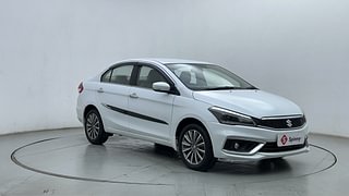 Used 2021 Maruti Suzuki Ciaz Alpha AT Petrol Petrol Automatic exterior RIGHT FRONT CORNER VIEW