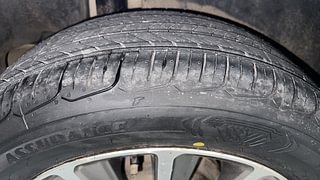 Used 2021 Maruti Suzuki Ciaz Alpha AT Petrol Petrol Automatic tyres RIGHT REAR TYRE TREAD VIEW