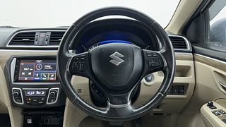 Used 2021 Maruti Suzuki Ciaz Alpha AT Petrol Petrol Automatic interior STEERING VIEW