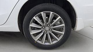 Used 2021 Maruti Suzuki Ciaz Alpha AT Petrol Petrol Automatic tyres LEFT REAR TYRE RIM VIEW